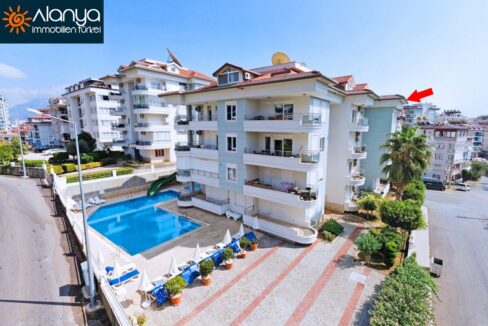 grosse zentrum penthaus in alanya zentrum zu verkaufen